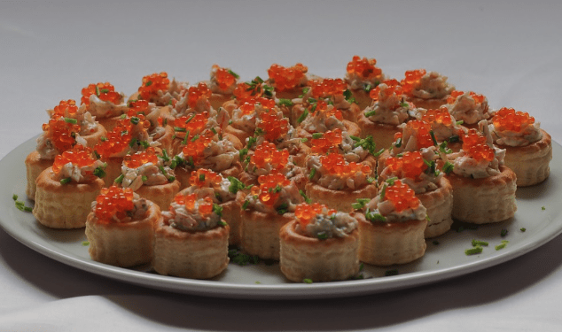 Ricetta Vol au vent con gamberetti