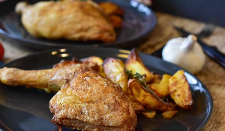 Pollo con Funghi e Patate