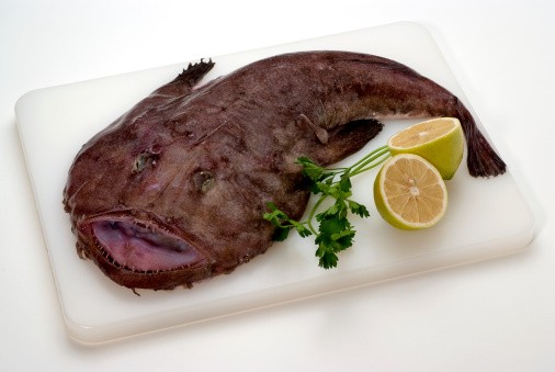 Rana Pescatrice su Purea di Piselli